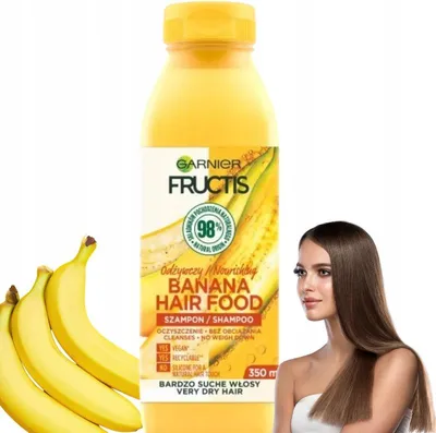 Immagine prodotto di Garnier Fructis Szampon wzmacniający do włosów Banan 350 ml