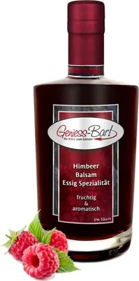 Produktbild von Himbeer Balsam Essig - Spezialität 0,5L mit intensiver Himbeernote 5% Säure