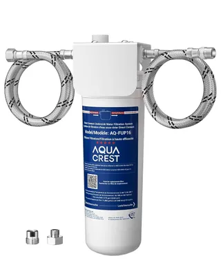 Immagine prodotto di Sistema di filtraggio dell'acqua sottolavello AQUA CREST UP16, filtro dell'acqua da installare sotto il lavello con collegamento diretto al rubinetto della cucina, capacità: 11.000 galloni