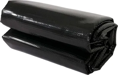 Produktbild von Poolabdeckung oval, 0,04x731x365cm, schwarz, Stärke: 400 µm