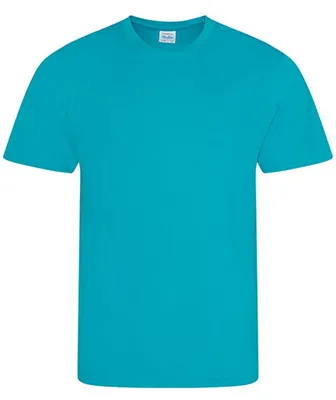 Zdjęcie produktu dla Just Cool JC001 | Cool T-Shirt +WRAP certyfikat +UV ochrona przeciwsłoneczna 30 - Kolor: Turquoise Blue - Rozmiar: L