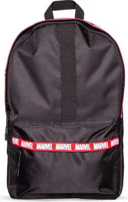Produktbild von Marvel Rucksack Logo Stripe Comics MCU Offiziell Lizenziert
