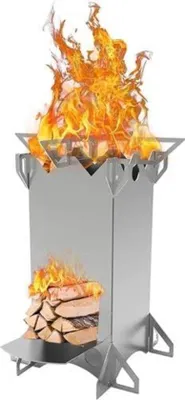 Produktbild von Portable Gasgrill für Campingausflüge - kompakter Kachel für Outdoor-Kochen