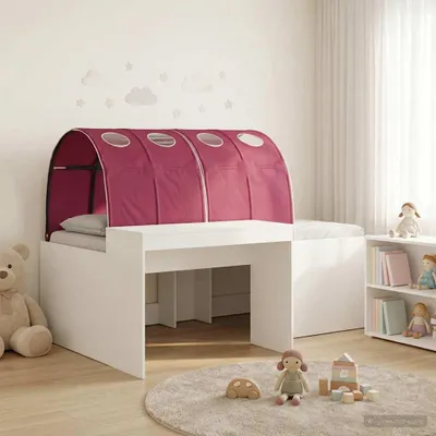 Produktbild von Möbel Bett mit Tunnel 4 pcs Artisian Eiche und Rot HolzwerkstoffGartensofas - Gartensofas c5003