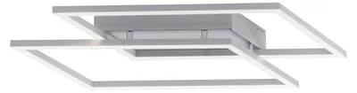 Obrázek produktu pro Stropní svítidlo LED - stříbrošedé - bílé - plast - ocel - 2 světla - 54 x 24 cm - stmívatelné