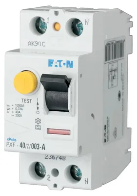 Zdjęcie produktu dla Wyłącznik różnicowoprądowy Eaton PXF-40/2/003-A (236748)