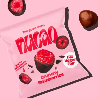 Produktbild von nucao Schokofrüchte Crunchy Raspberries 50g