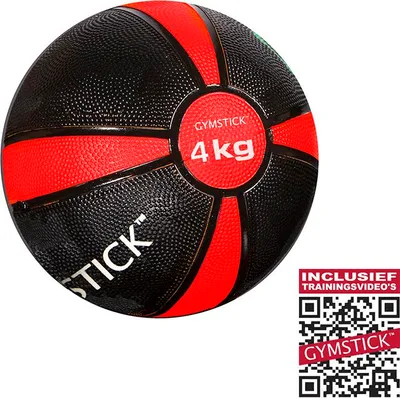 Produktbild von Gymstick Medizinball - Mit Trainingsvideos - 4 kg