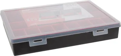 Produktbild von - Sortimentskasten - 330 x 247 x 54 mm - 16 Herausnehmbare Fcher - 4,4 L