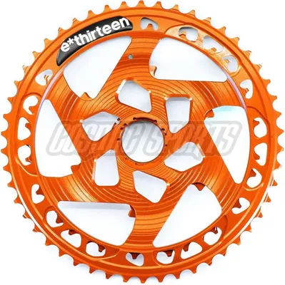 Obrázek produktu pro e*thirteen Helix Race 12rychlostní hliníkové řetězové kolo, 42-50 T., oranja