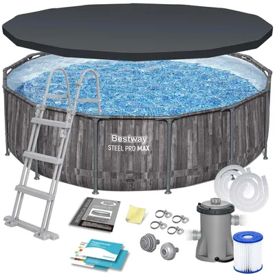 Immagine prodotto di Piscina da giardino con telaio 427 x 107 cm 11 in 1 Bestway 5614Z