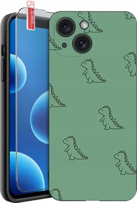 Productafbeelding van Hoesje voor iPhone 13 | 14 | DESIGN | MATTE SILICONEN HOESJE + 9H GLASBESCHERMING