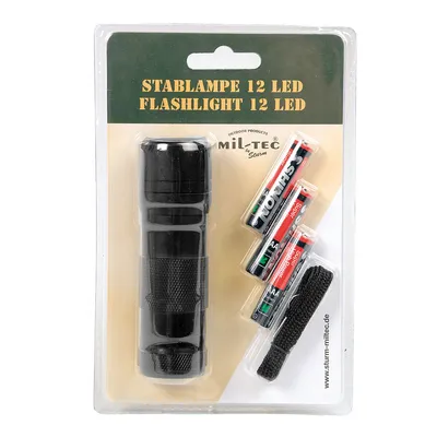 Immagine prodotto di Lampada a stelo 12 LED, nero