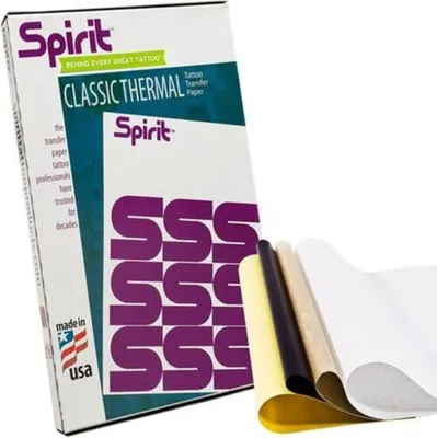 Produktbild von Spirit Tattoo Thermo transferpapier 100 Blatt aus A4 kohlepapier