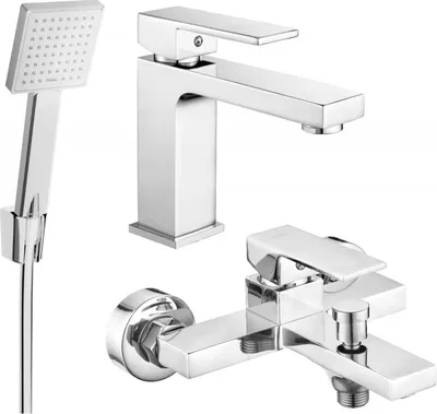 Produktbild von Mexen Uno R45 Badewannenset, Chrom - 71403R45-00
