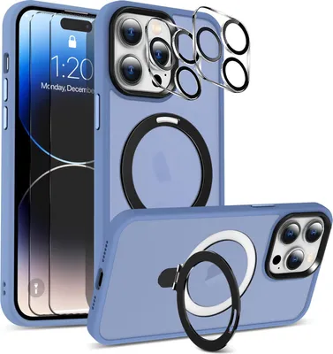 Immagine prodotto di Custodia ibrida con vetro per iPhone 13 Pro custodia per MagSafe copertura protettiva
