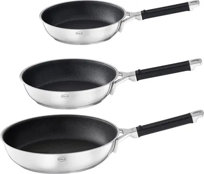 Produktbild von RÖSLE Bratpfannen Set 3tlg. SILENCE PRO Ø 20/24/28cm Antihaftversiegelung