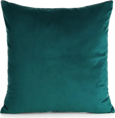 Produktbild von EUROFIRANY | Kissenhülle - 45 x 45 cm - dunkeltürkiser Kissenbezug - Modern und Stilvoll
