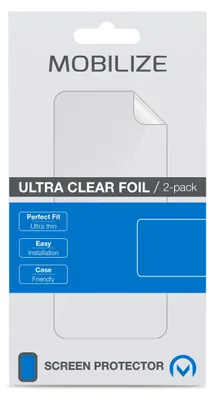 Produktbild von Mobilize Displayschutzfolie für Google Pixel 4 – Schutzfolie, kompatibel mit Hüllen (2er-Pack)