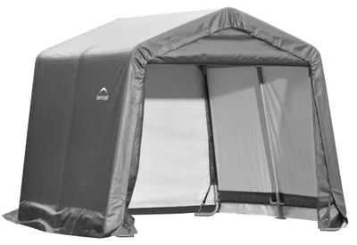 Produktbild von ShelterLogic Folien Zeltgarage Gerätehaus Grau 297x305x249 cm