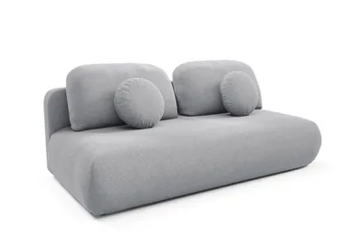 Produktbild von TORO-Schlafsofa mit Schlaffunktion und Bettkasten – 206 x 90 x 92 cm – Grau