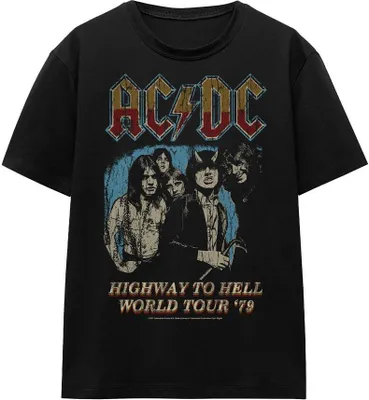 Immagine prodotto di AC/DC - Maglietta "Highway World Tour 79" per uomo/donna Unisex TV15426 (M) (Nero)