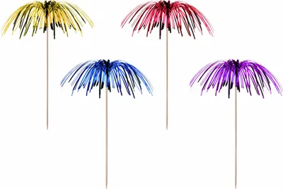 Produktbild von 10 Papstar Deko-Picker 15,5 cm Feuerwerk 14932