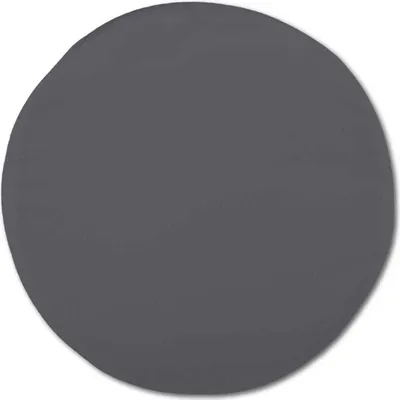Immagine prodotto di Fodera per cuscino decorativo senza imbottitura, antracite, Ø 60 cm – Fodera per cuscino Ellen in poliestere, con cerniera, lavabile, per soggiorno e camera da letto