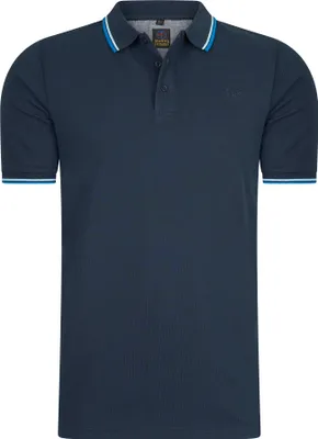 Produktbild von Mario Russo Poloshirt Edward – Herren-Poloshirt – Poloshirts für Herren – Baumwolle – Navy – 4XL