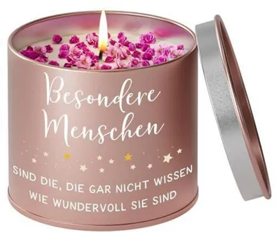 Image de Bougie parfumée à la lavande, 9OZ, cire de soja, couleur or rose, durée de combustion de 50 heures, cadeau pour femmes