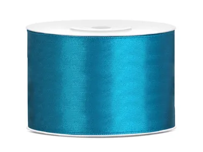 Zdjęcie produktu dla Wstążka satynowa 50 mm/25 m Turkusowa Party Deco