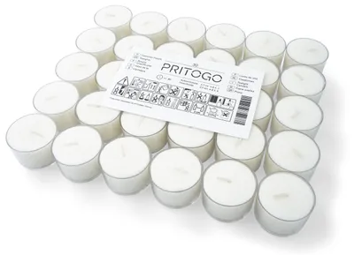 Immagine prodotto di Coperture in plastica per candele a te, colore bianco, confezione da 300 pezzi