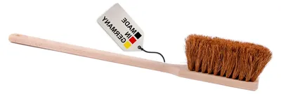 Produktbild von Handfeger mit Kokosborsten, 1 Stück, Langstiel 60 cm, Holzstiel