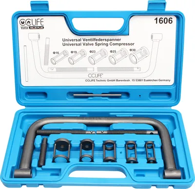 Produktbild von CCLIFE Universal Ventilfederspanner Ventilfeder Spanner Satz Ventil Montage Kompressor Kit Werkzeug