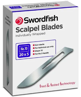 Produktbild von Skalpell-Klingen Nr.10 VE=100 Stück