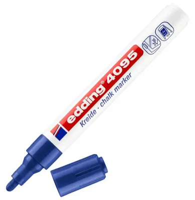 Zdjęcie produktu dla Edding 4095, Niebieski, Bullet, Bezwonny, 1 szt.