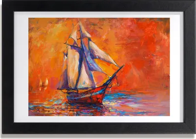 Produktbild von Bild 30x20 MDF-Rahmen, Wandkunst Raumschiff