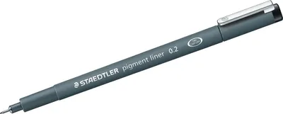 Zdjęcie produktu dla Wkładka pigmentowa STAEDTLER 0,2 mm czarna 10 sztuk