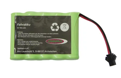 Immagine prodotto di Batteria 6V 700mAh NiMh