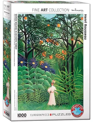 Zdjęcie produktu dla Puzzle 1000 Kobieta w egzotycznym lesie, Henri Rousseau 6000-5608
