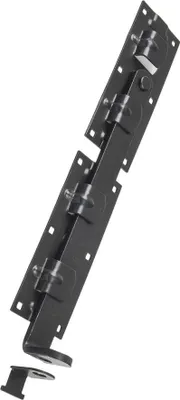 Produktbild von MARK Torriegel 440x70 mm Schwarz fuer Doppelfluegeltore Bolzenriegel Abschliessbar