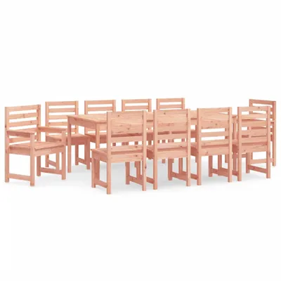 Image de vidaXL Ensemble de jardin de 11 pièces en bois massif de douglas