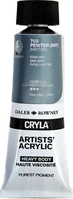 Obrázok produktu pre Daler Rowney Cryla Artists’ Akrylová farba Pewter 75 ml 1 ks
