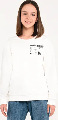 Produktbild von Mädchen-Sweatshirt What Ever - Weiß - 158