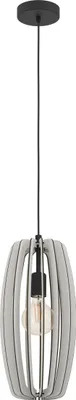 Produktbild von BAJAZZARA Hängeleuchte Hängelampe Pendellampe Pendelleuchte - H110 x Ø26 cm - schwarz - 1X40W exkl. - IP20