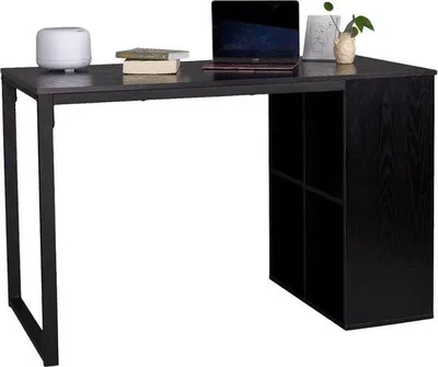 Immagine prodotto di Tavolo industriale - Vintage - Scrivania - Piano di lavoro - Nero - Metallo