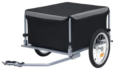 Obrázok produktu pre Bicykel – prívesný vozík na bicykel – vozík na prepravu batožiny – prívesný vozík na bicykel – vozík na prepravu – nosnosť 65 kg