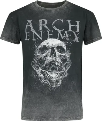 Produktbild von Arch Enemy T-Shirt Herren Set The Flames grau L