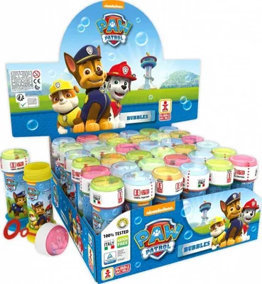 Zdjęcie produktu dla Bańki mydlane Paw Patrol 60ml (36szt)