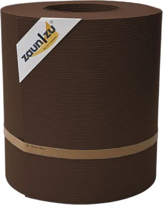 Produktbild von Sichtschutzstreifen zaun|zu RILLE MAXI 26m Rolle Blende für 24cm Gittermatten Braun 26m